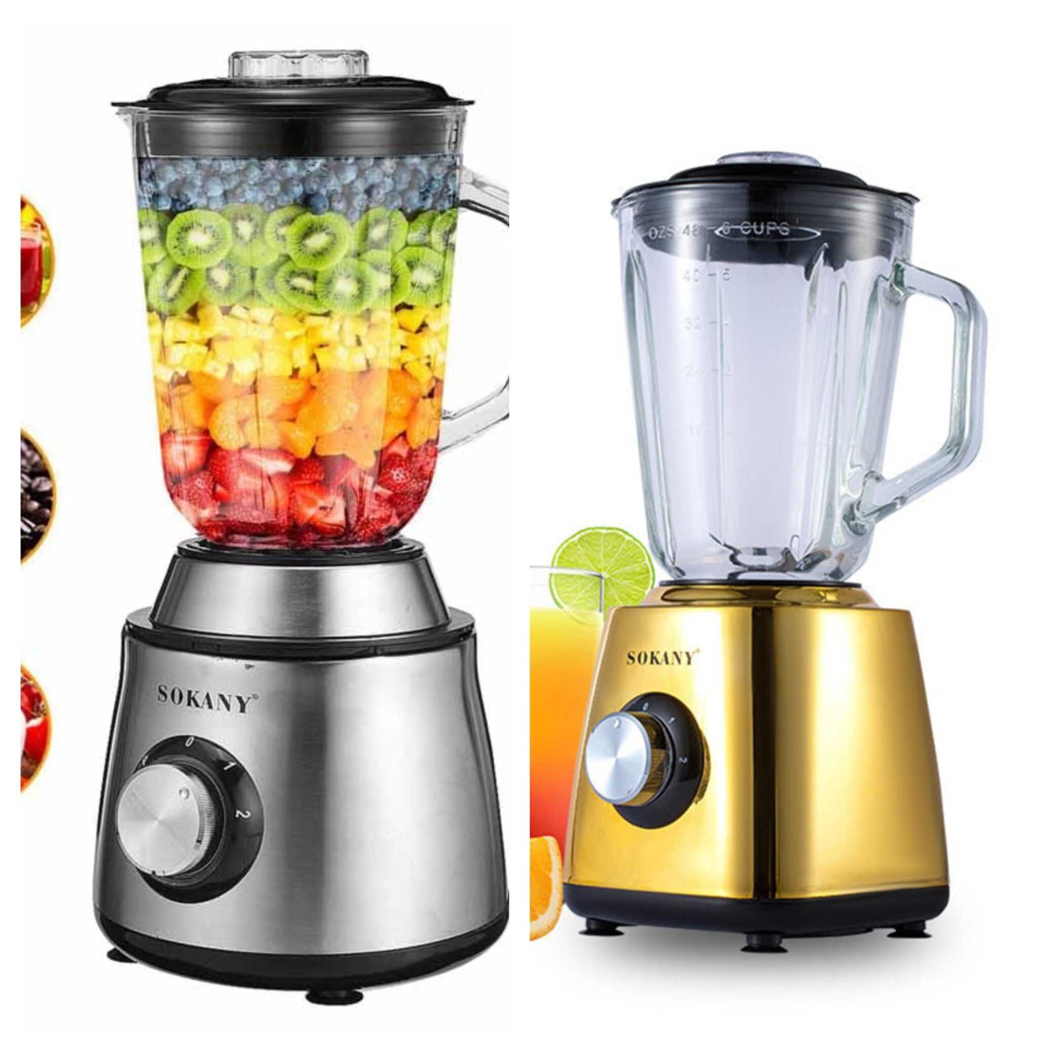 Sokany 2in1 Juicer Mixer & Grinder