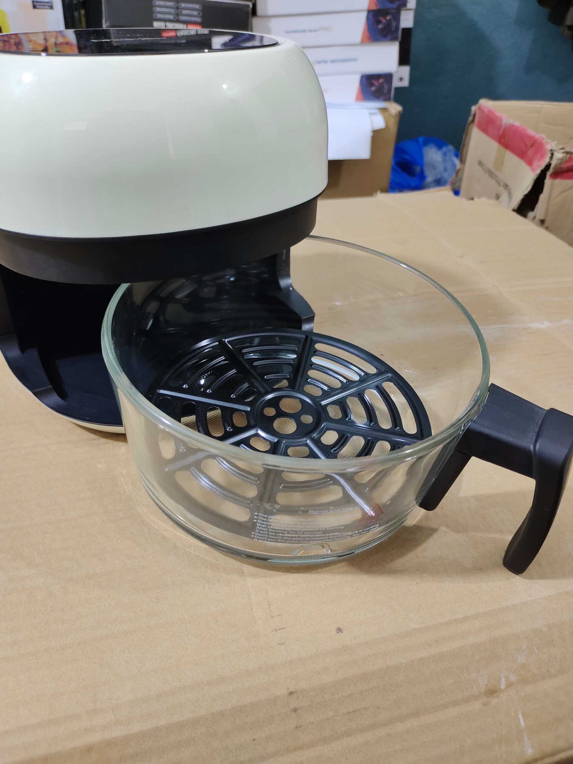 German Air Fryer 3D Glass 4.5liter