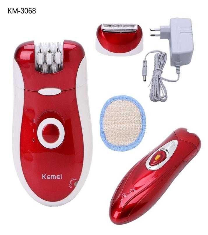 Kemei 3068 3in1 Ladies Trimmer shaver and hair threader