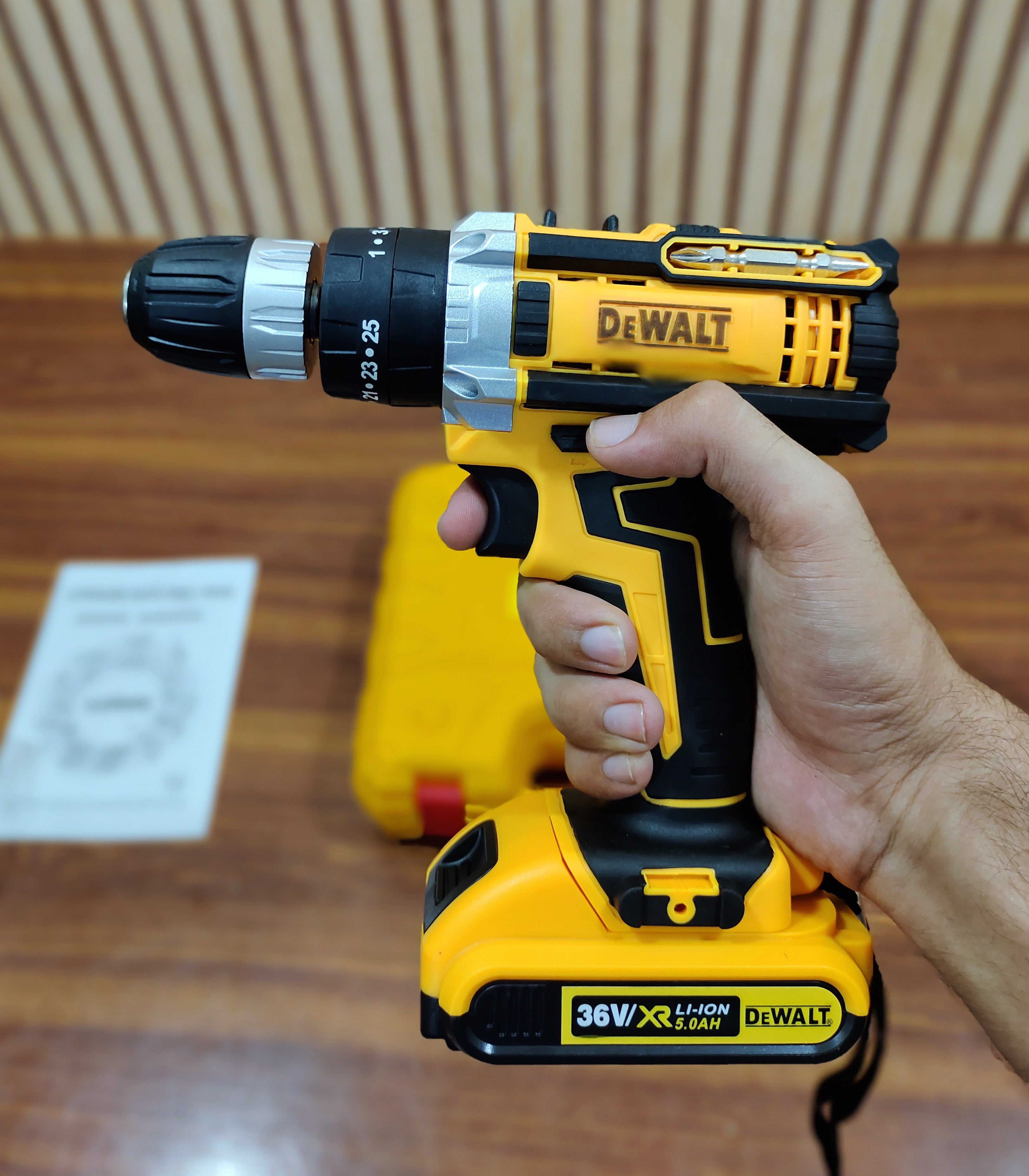 Powerful Rechargeable Drill Machine 36V