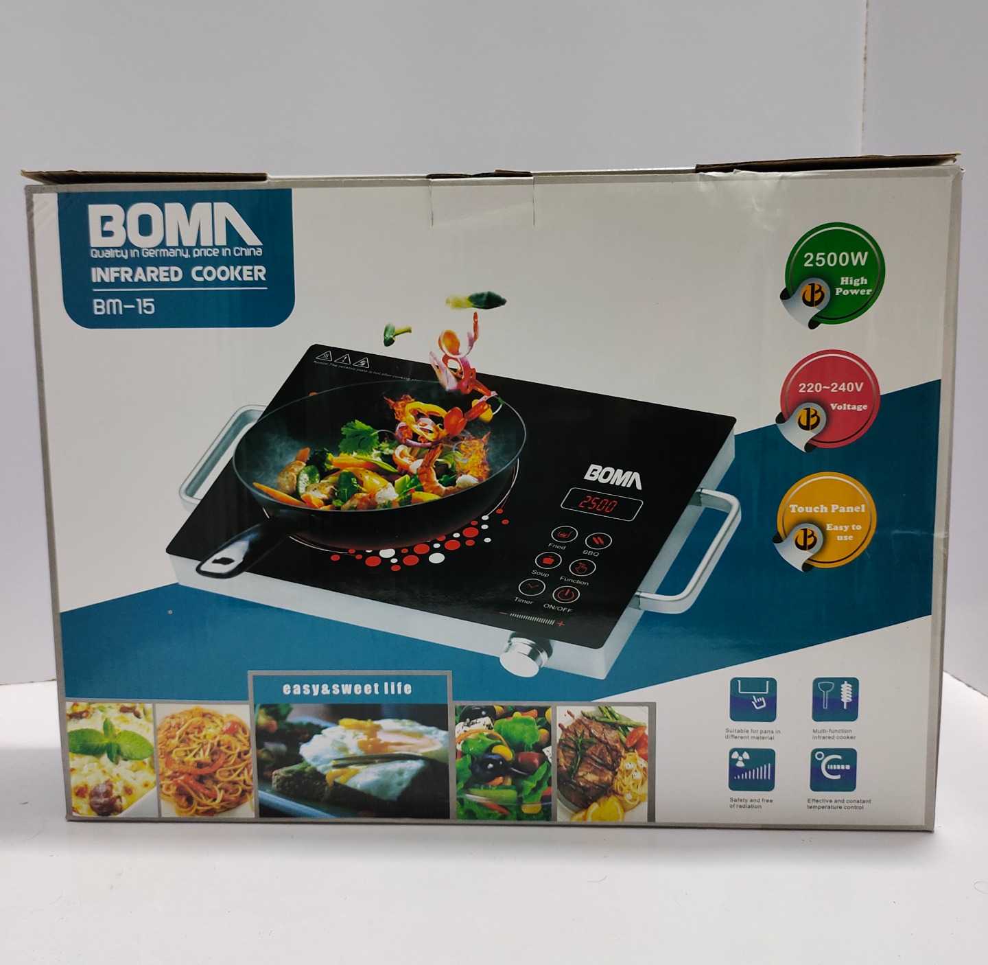 German Boma 2500watt Universal Electric HotPlate