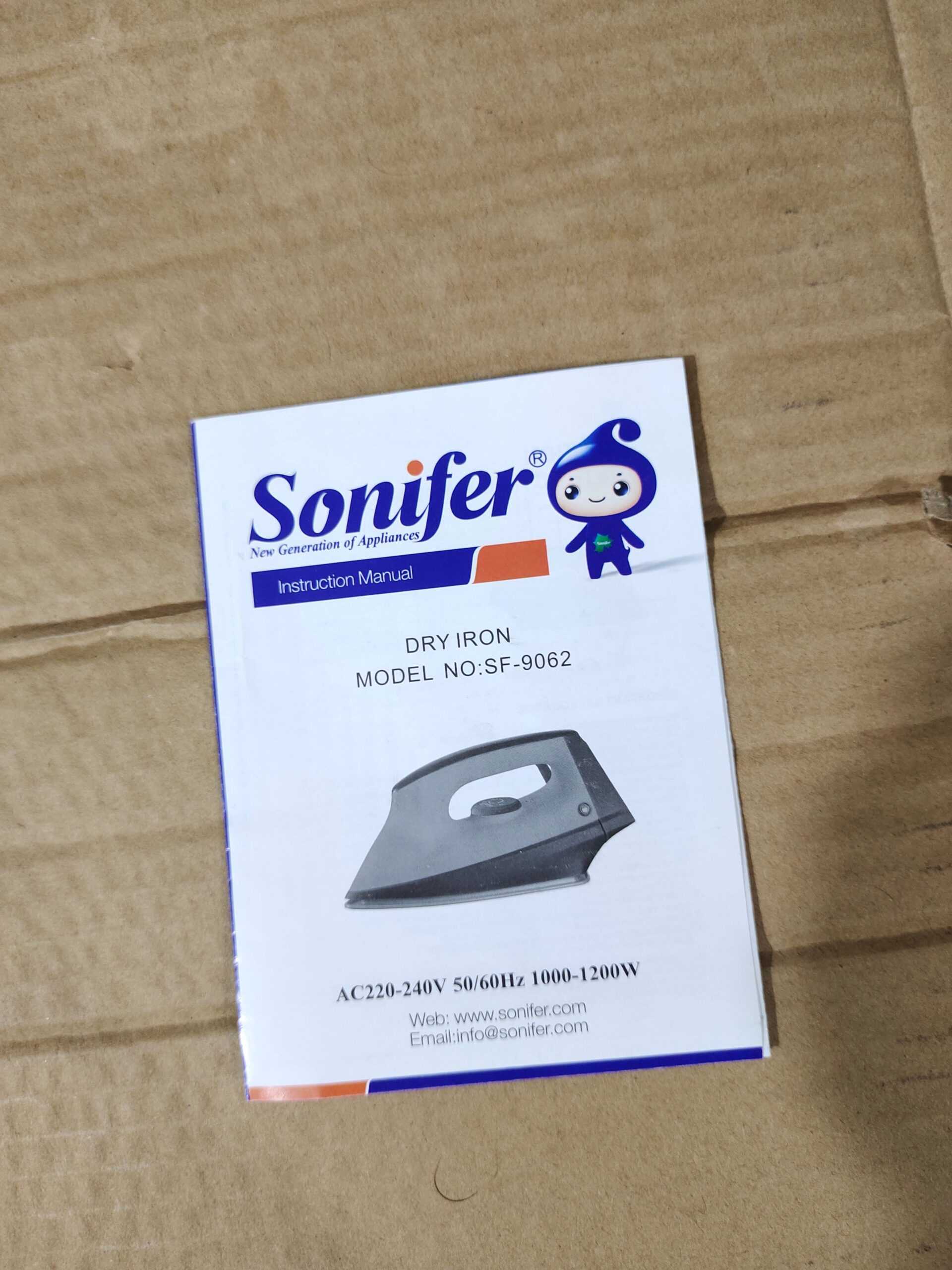 Sonifer Non Stick Dry Iron