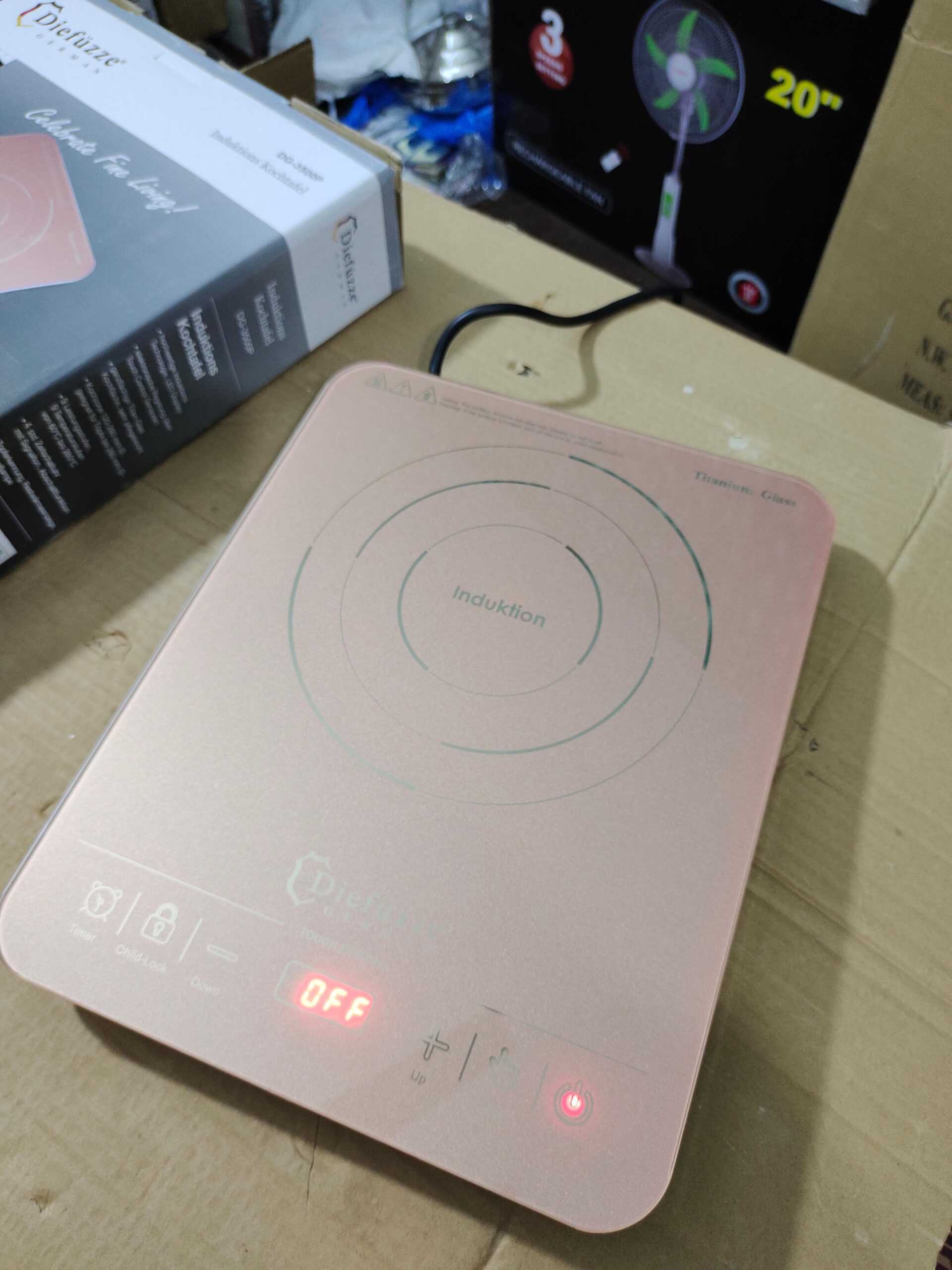 Germany imported Induction Hot Plate-Pink