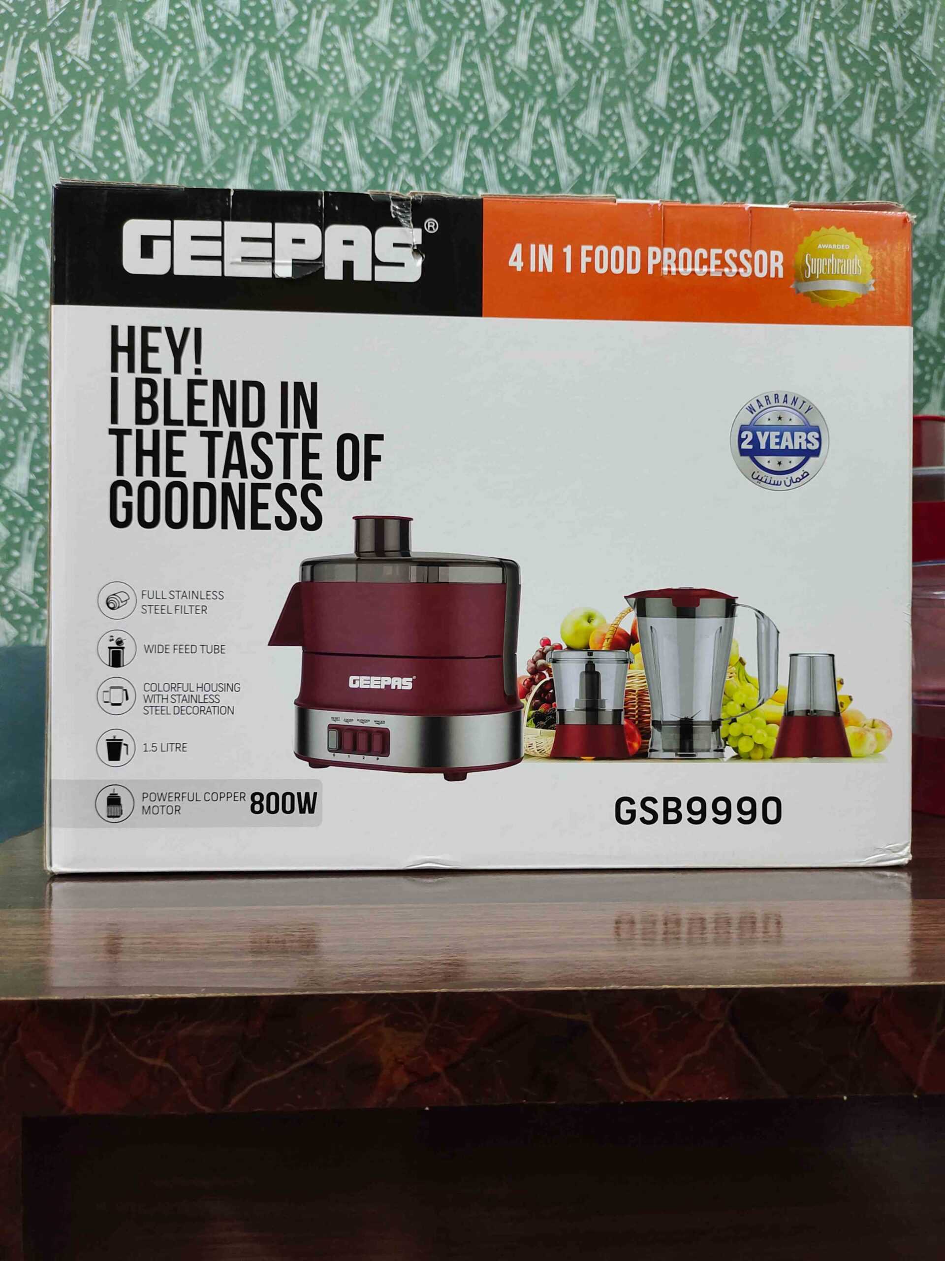 Geepas 4in1 Food Processor 2