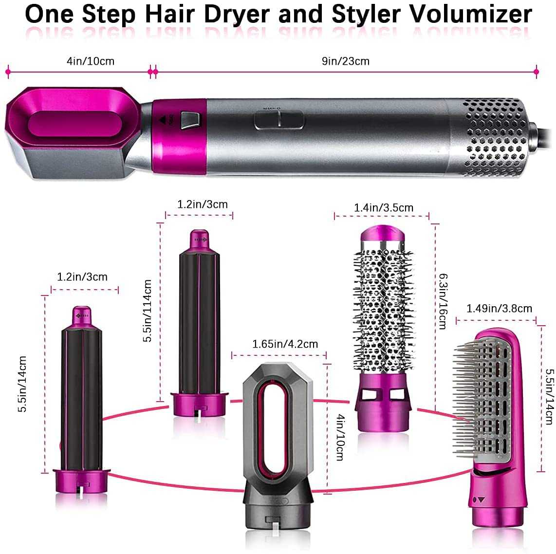 5in1 Hair styling brush