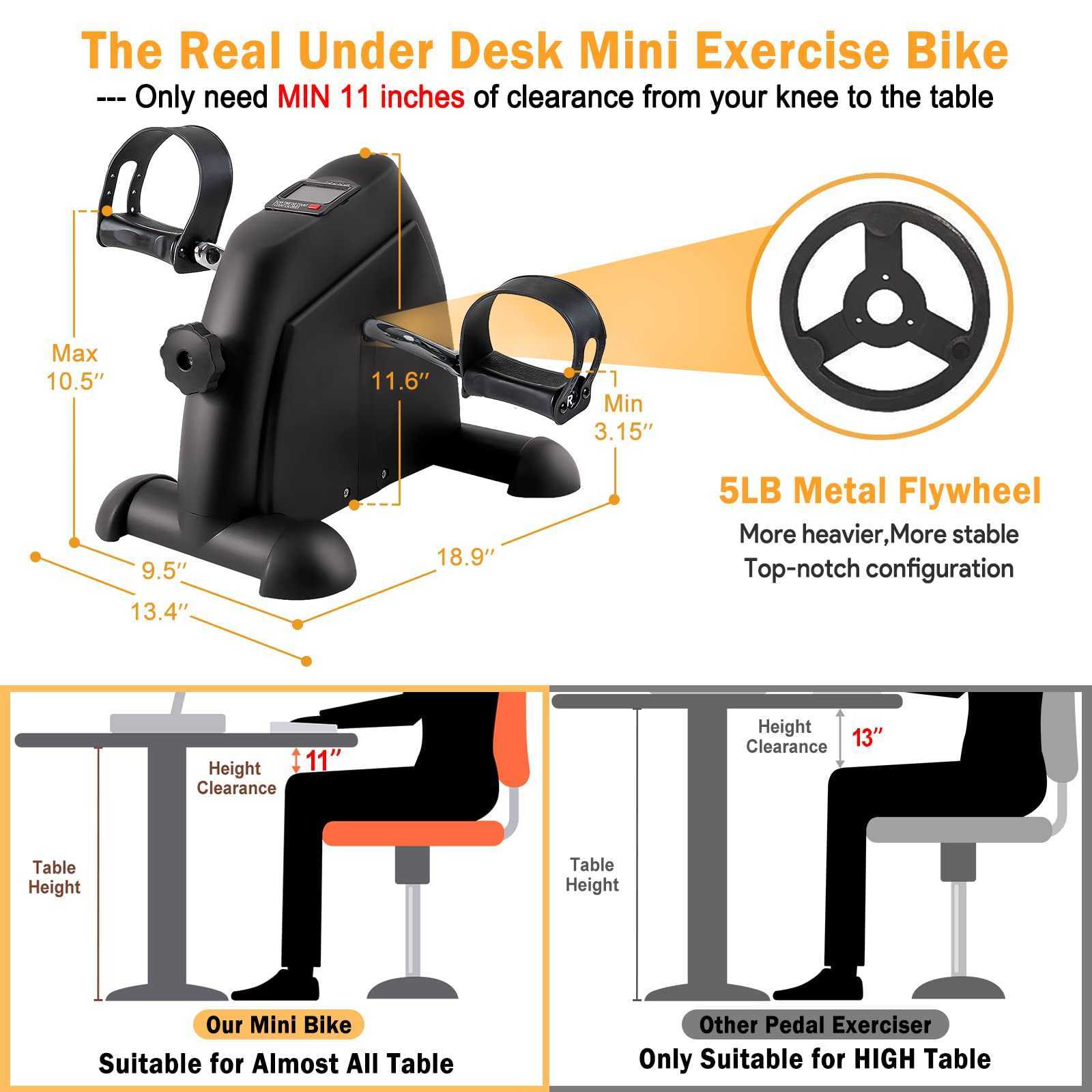 Mini Pedal Exercise Bike