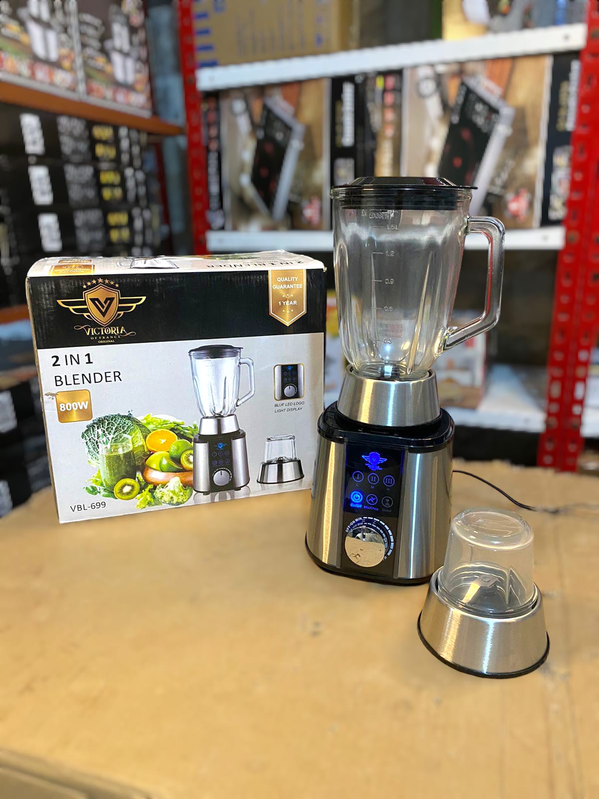 France lot Victoria 2 in 1 blender 800w