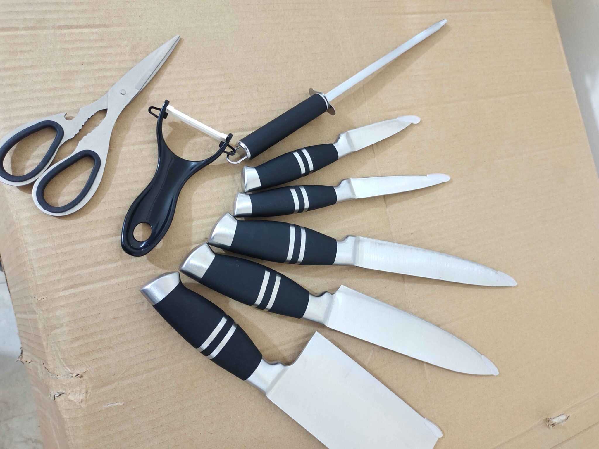 Premium Quality 9PCs Knives Set With Stand