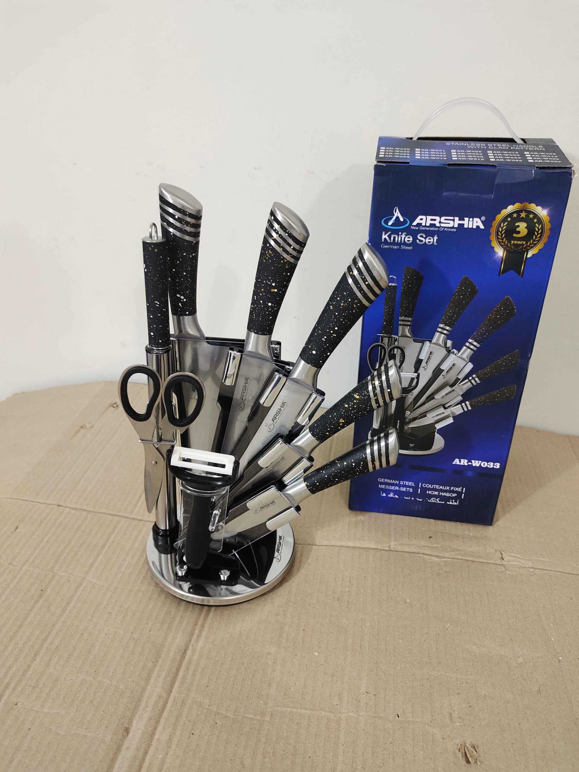 Arshia 9pcs Knives Set