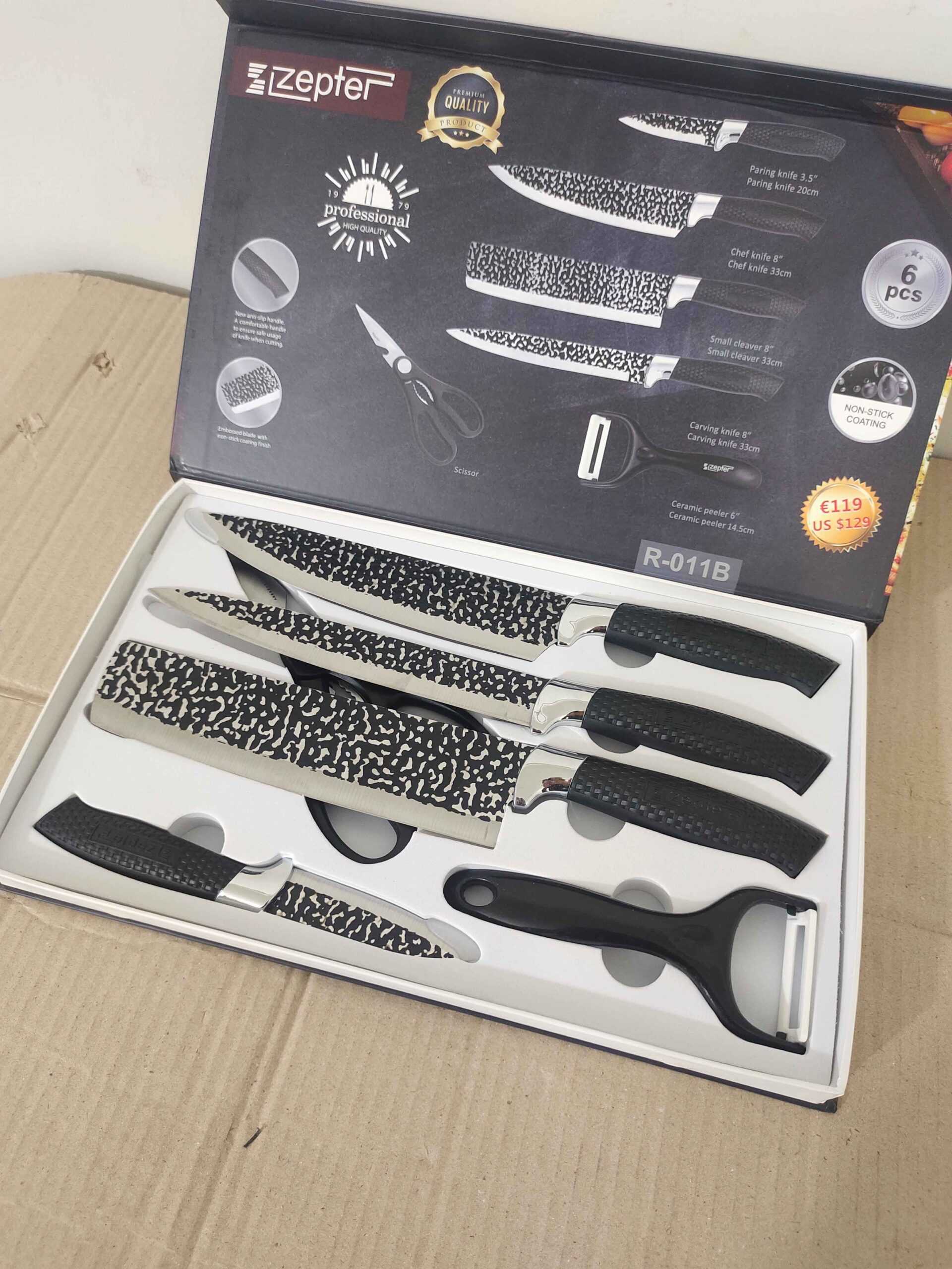 Zepter German 6pcs Kitchen Knives Set