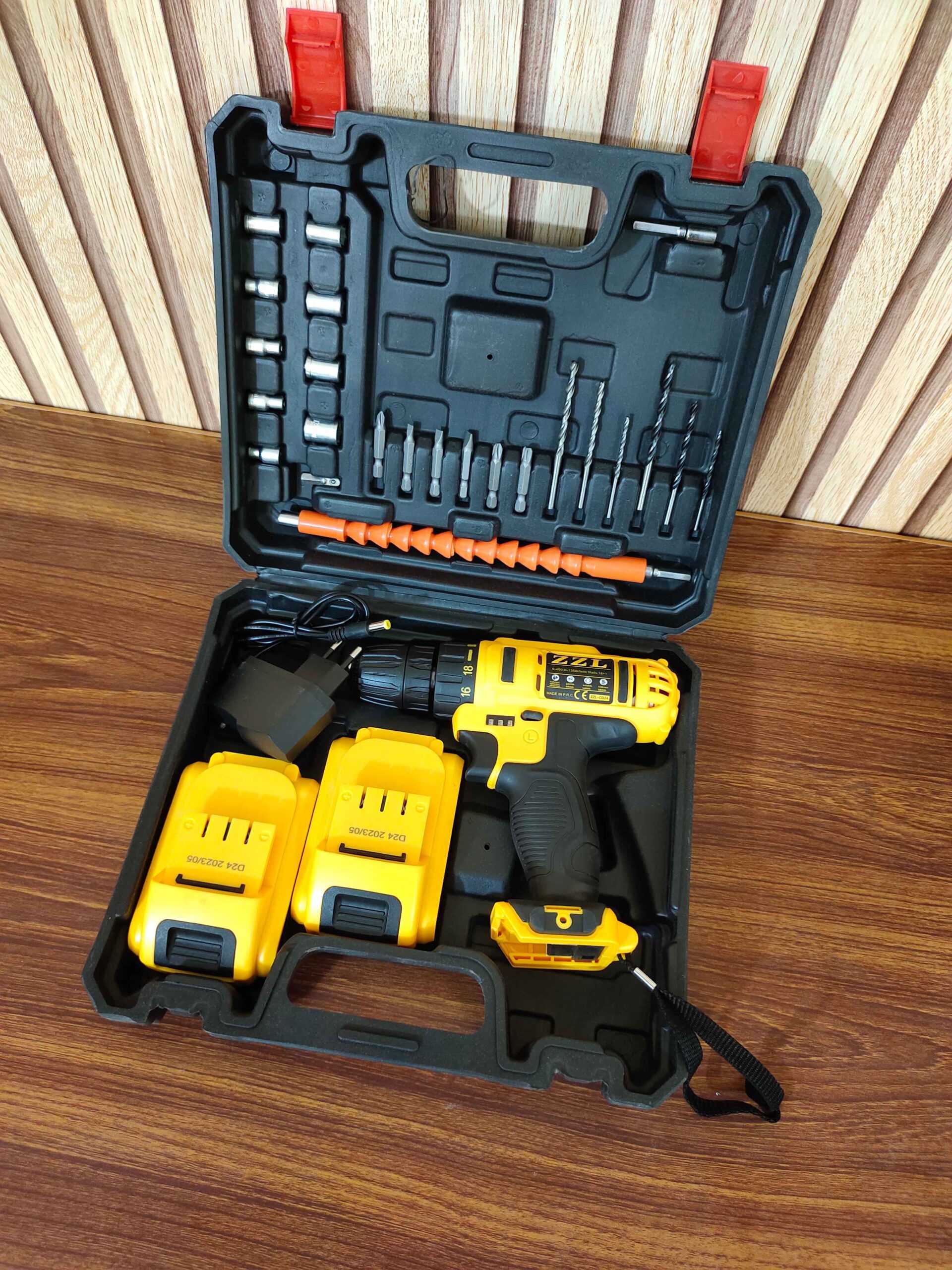 ZZL 24V Powerful Rechargeable Drill Tool Boxes