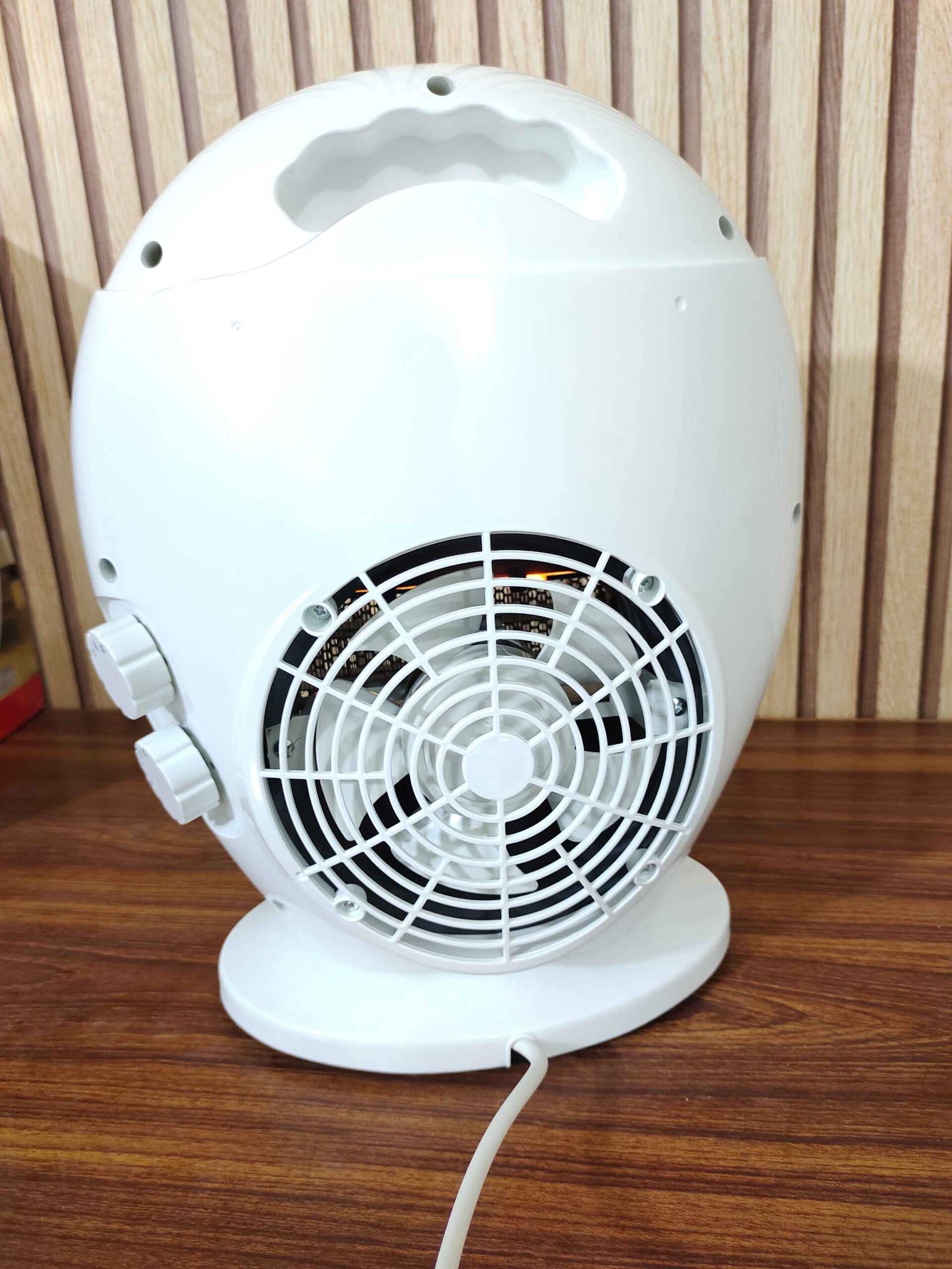 Unique Design Heater/Blower with 2 Heating Power Adjustments