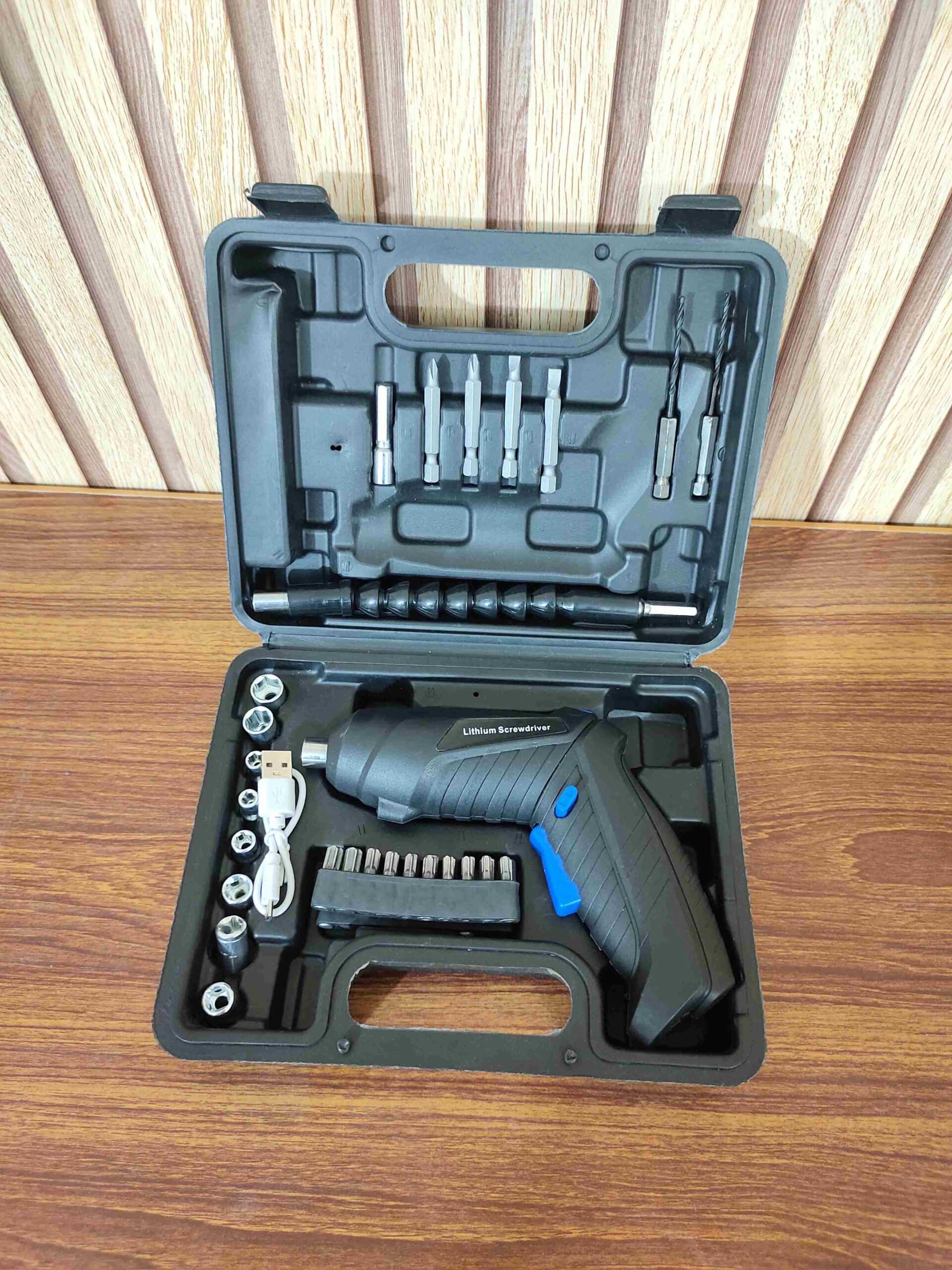 Rechargeable Mini Screw Driver Tool Kit