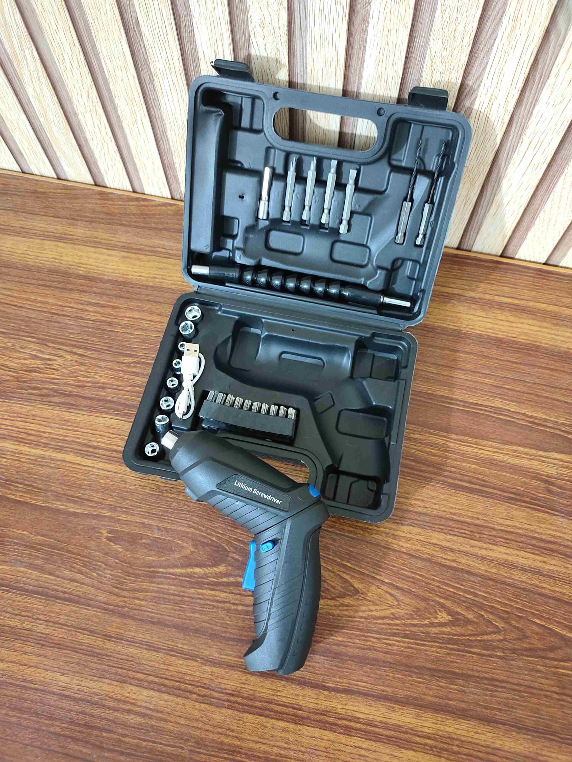 Rechargeable Mini Screw Driver Tool Kit