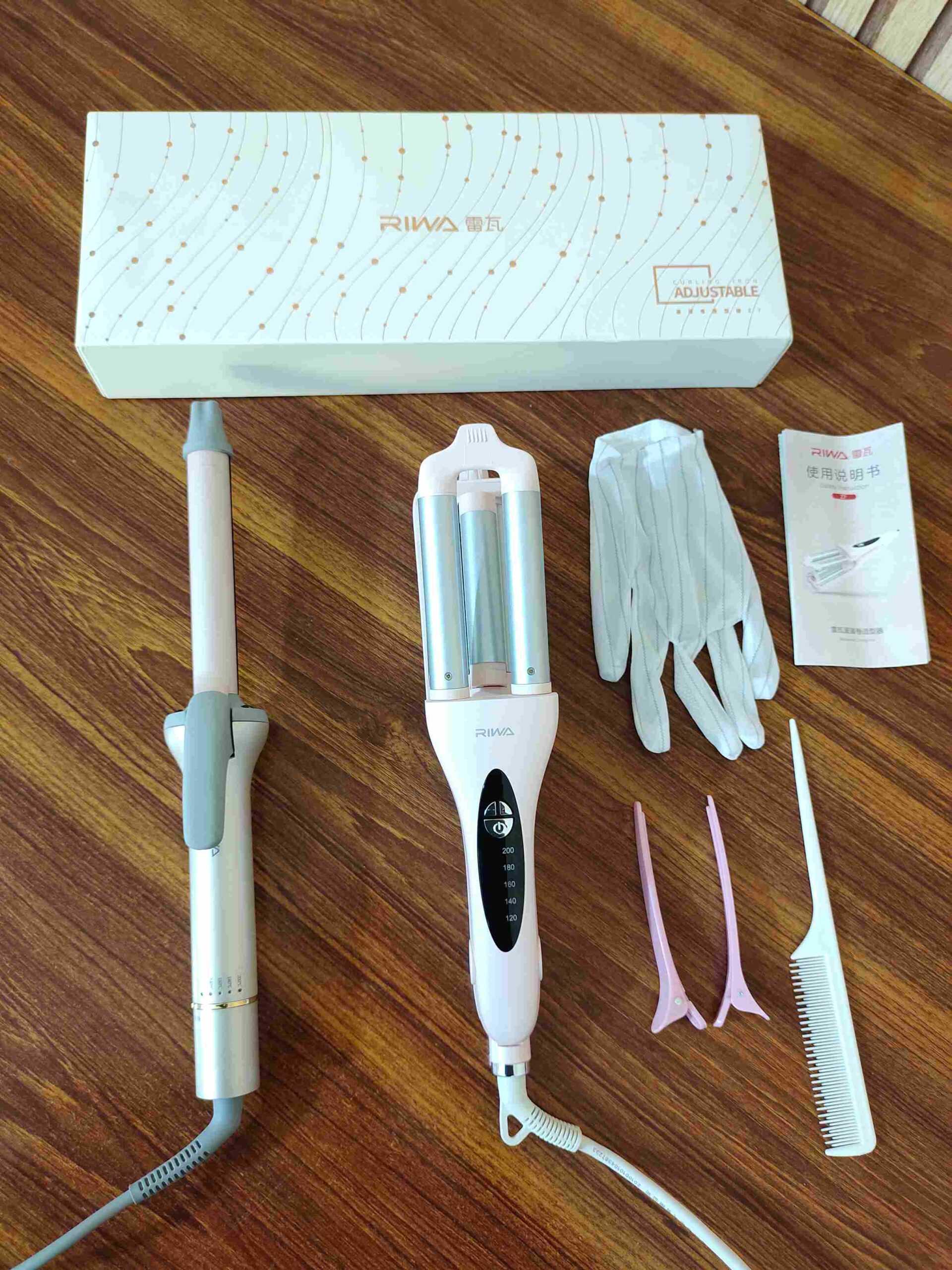 Riwa Professional Hair Curler, straightener and Egg roll Shaper