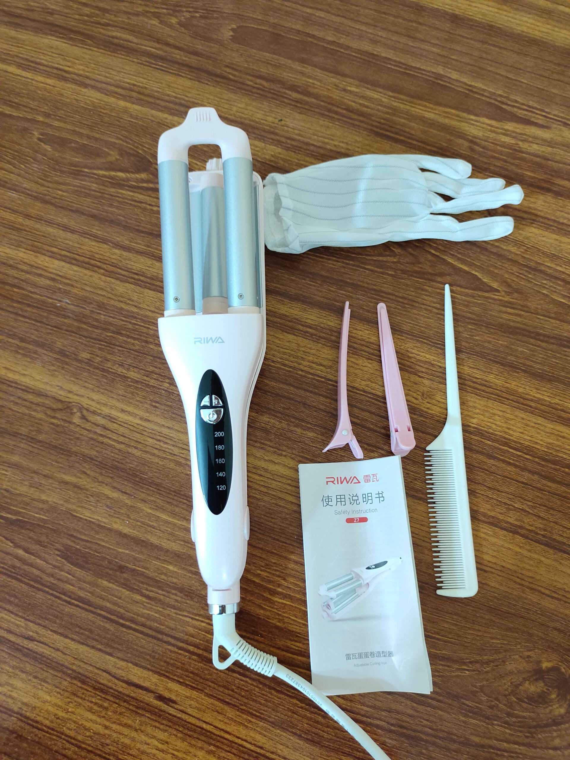 Riwa Professional Hair Curler, straightener and Egg roll Shaper