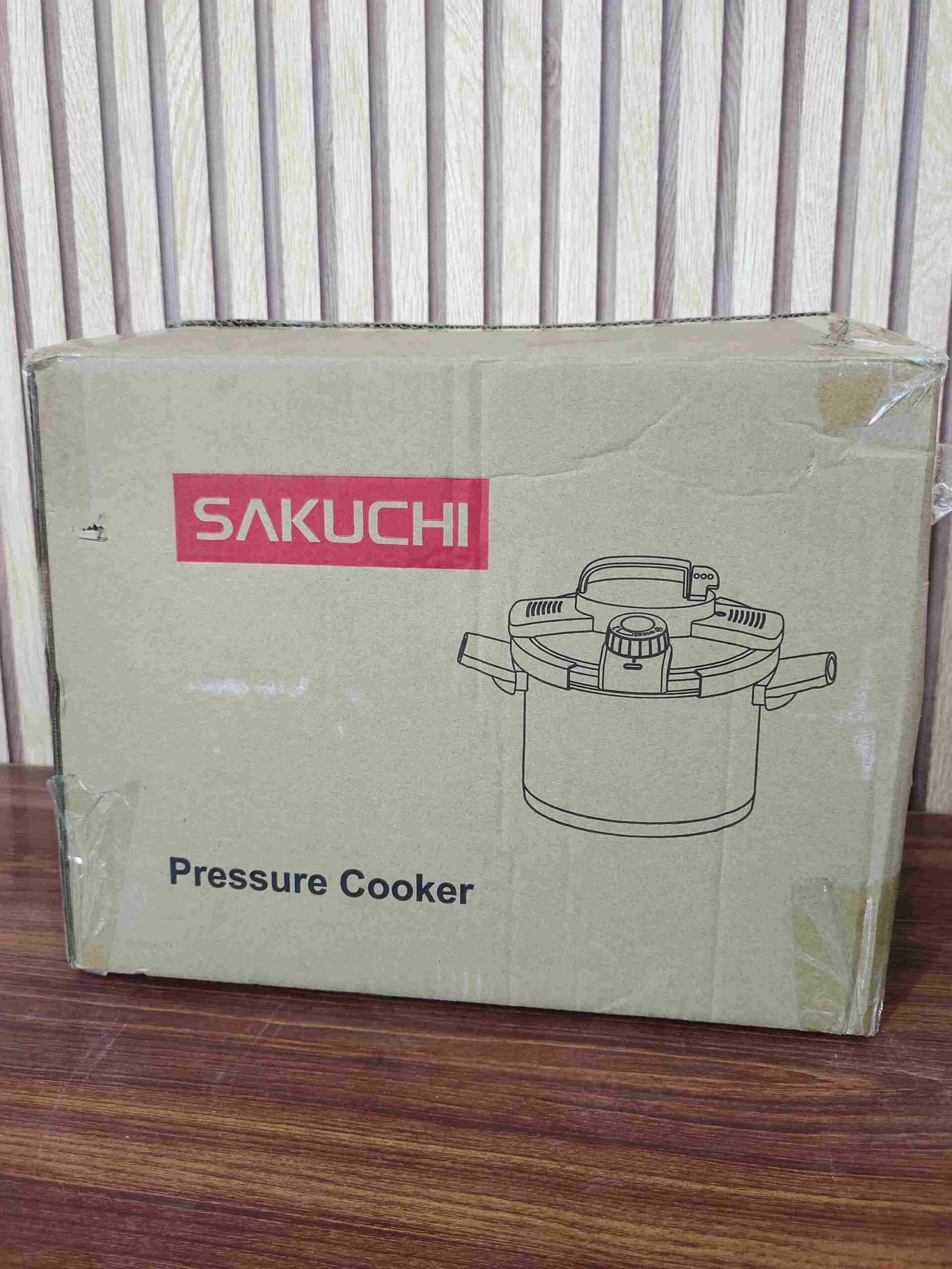 Sakuchi Stainless Steel Pressure Cooker 6Liter