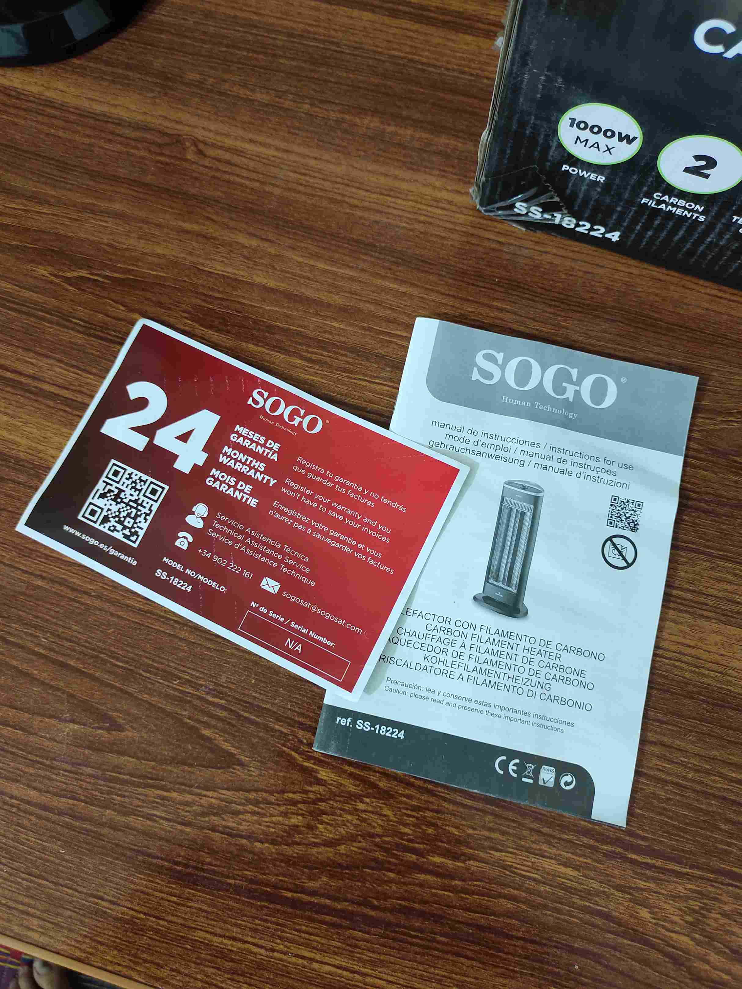 SOGO_ Carbon Filament Heater