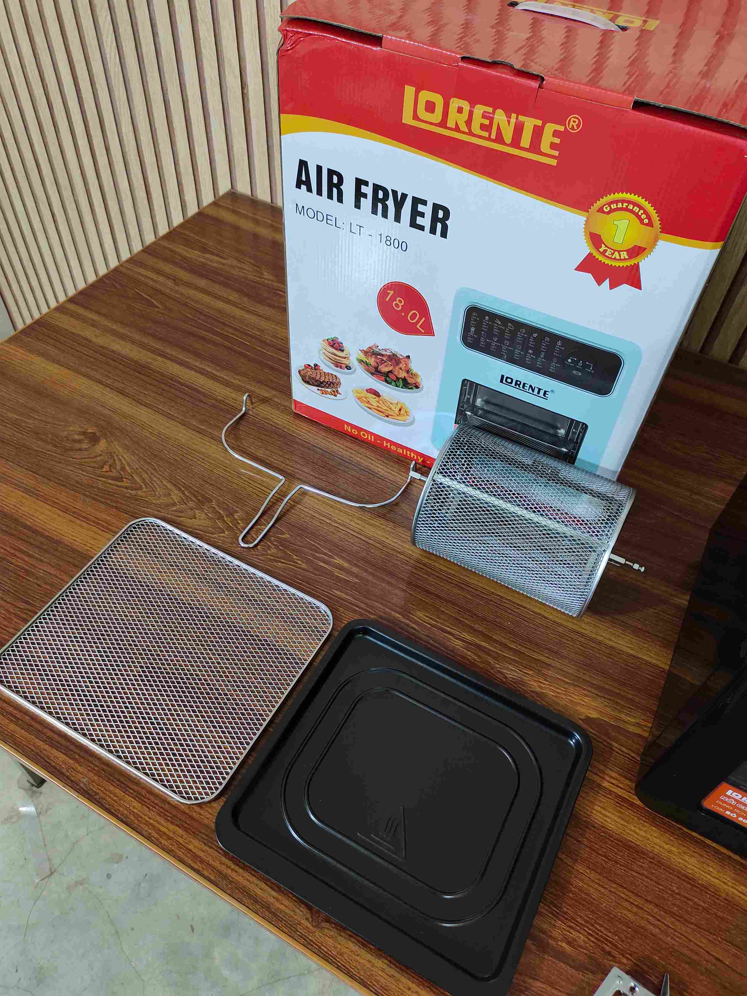 Lorente Oil-Free Air Fryer & Oven 18Liter