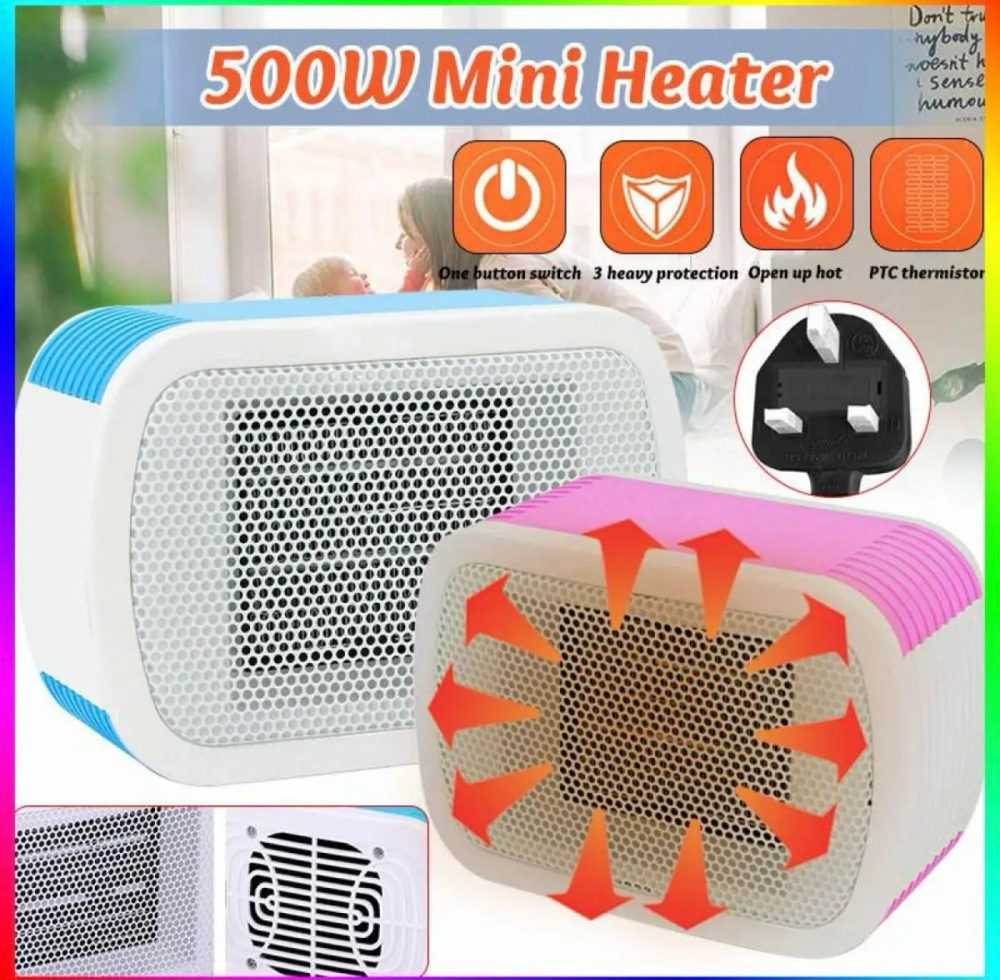 Mini Electric Heater 500W