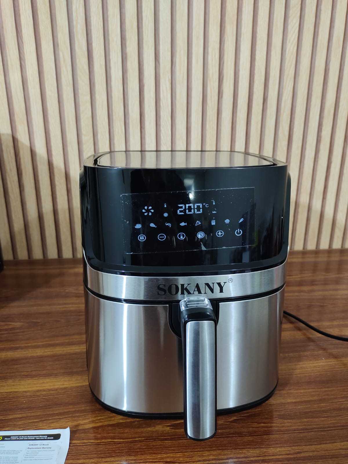 Sokany Air Fryer XL size 8 liter