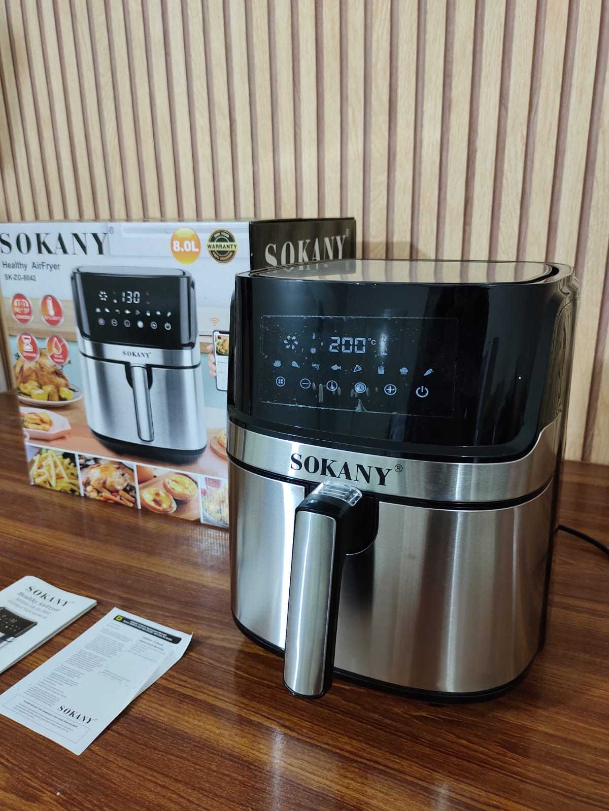 Sokany Air Fryer XL size 8 liter