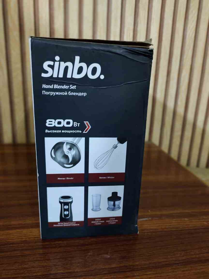 Lot Imported Sinbo 4-in-1 Hand Blender & Chopper Set