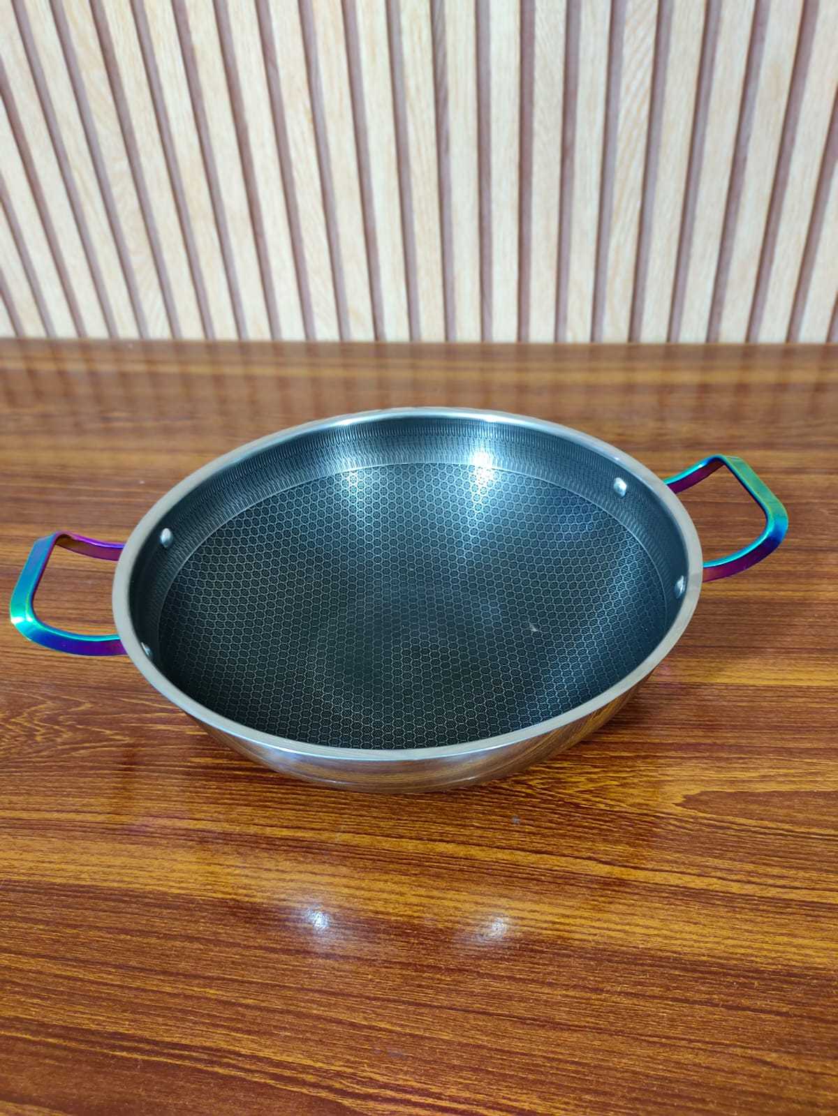 German Lot Laser Printed Frying Pans