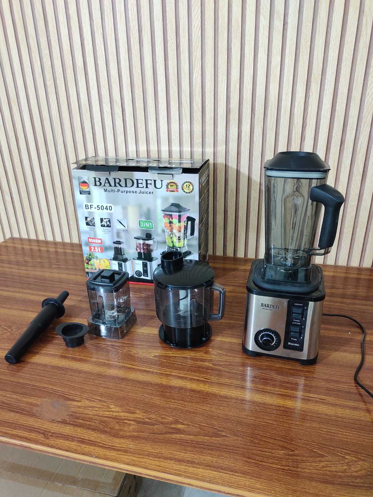 BARDEFU 3 in 1 Blender Chopper & Grinder