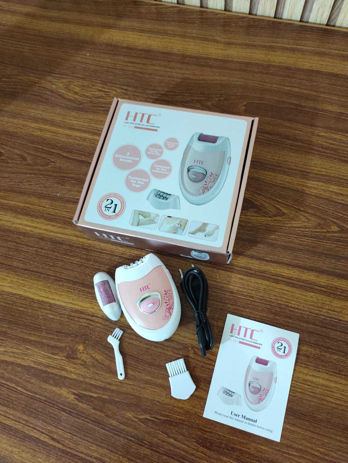 HTC Ladies Hair Epilator, Shaver & Callus Remover