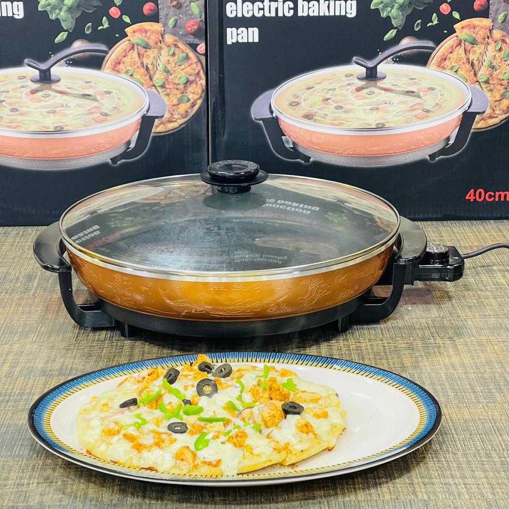 Multifunctional Electric Pan Baking, Frying, Boiling & Pizza Maker