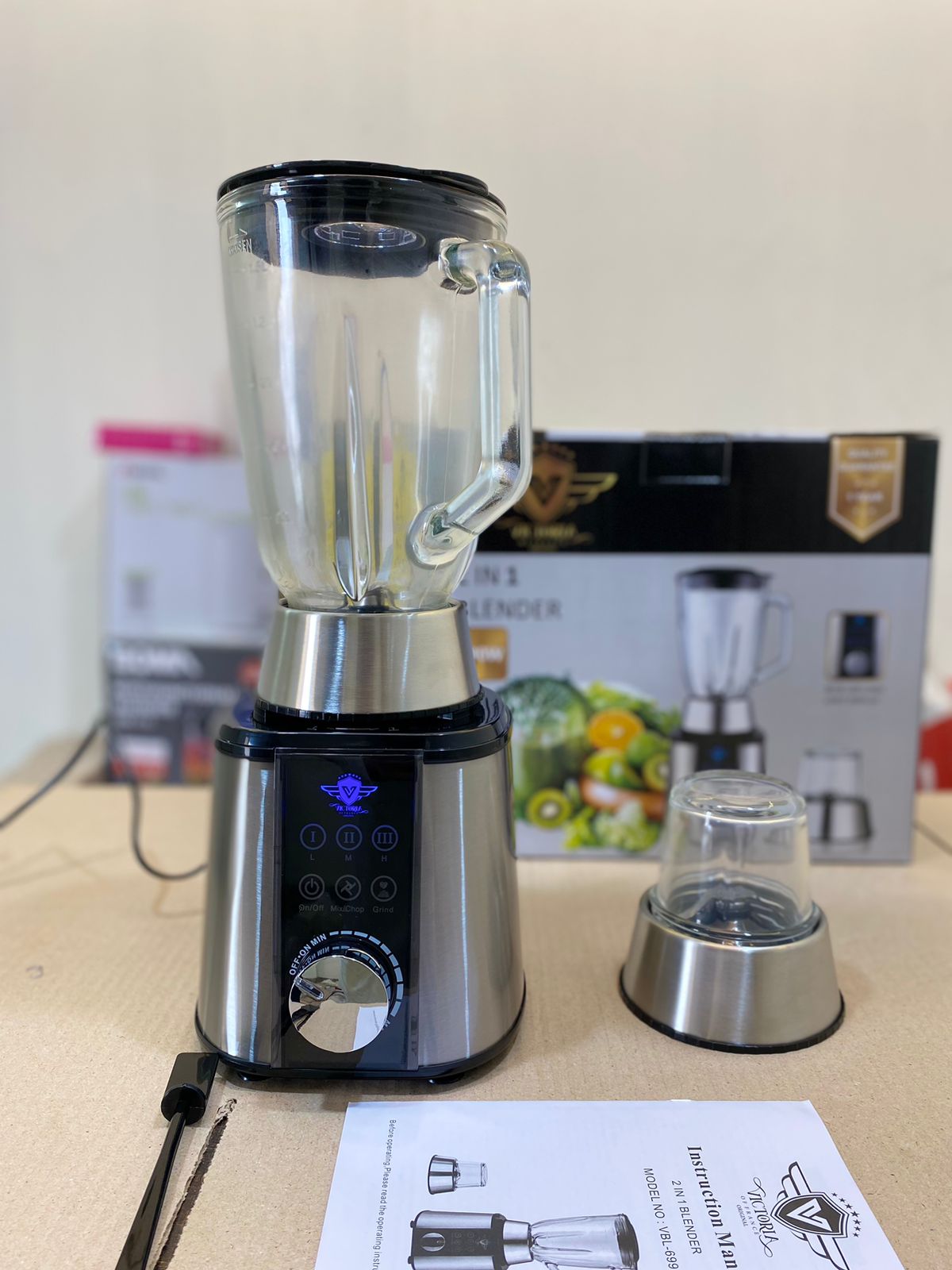 France lot Victoria 2 in 1 blender 800w