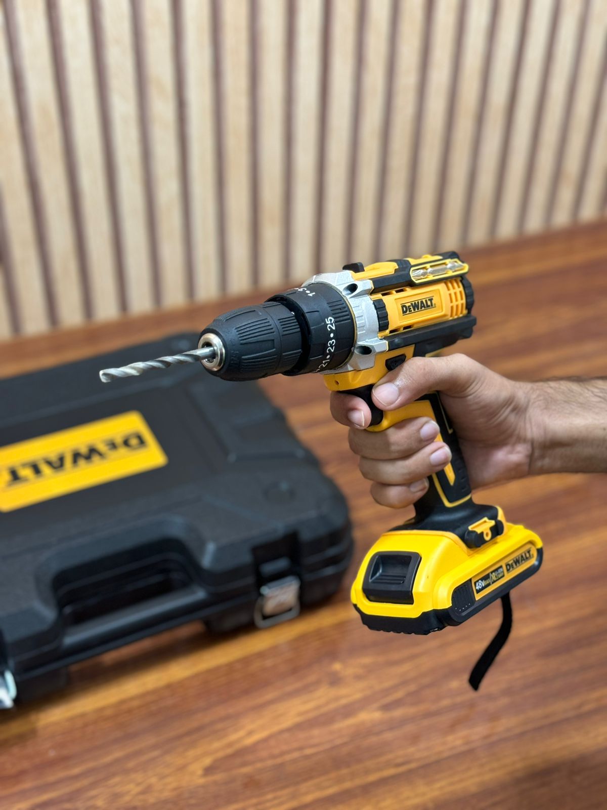 48v Rechargeable Drill & 117pcs Tool Box