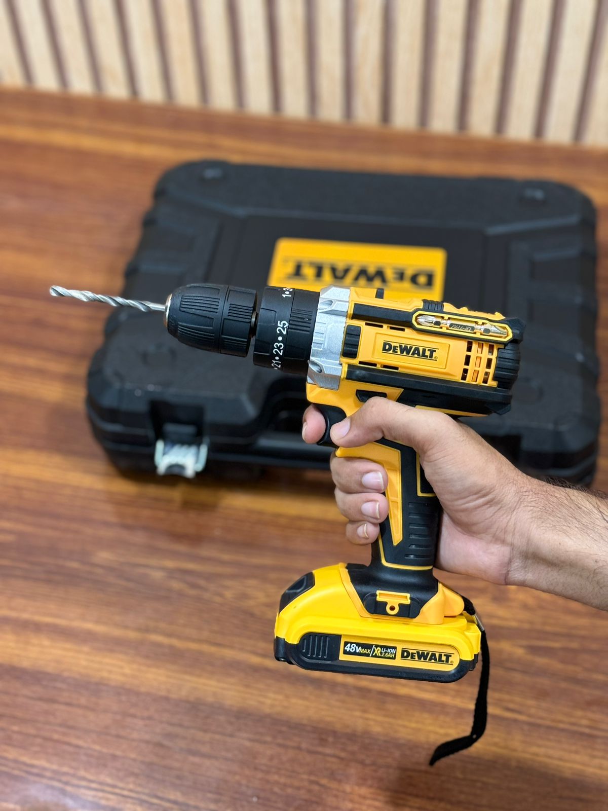 48v Rechargeable Drill & 117pcs Tool Box