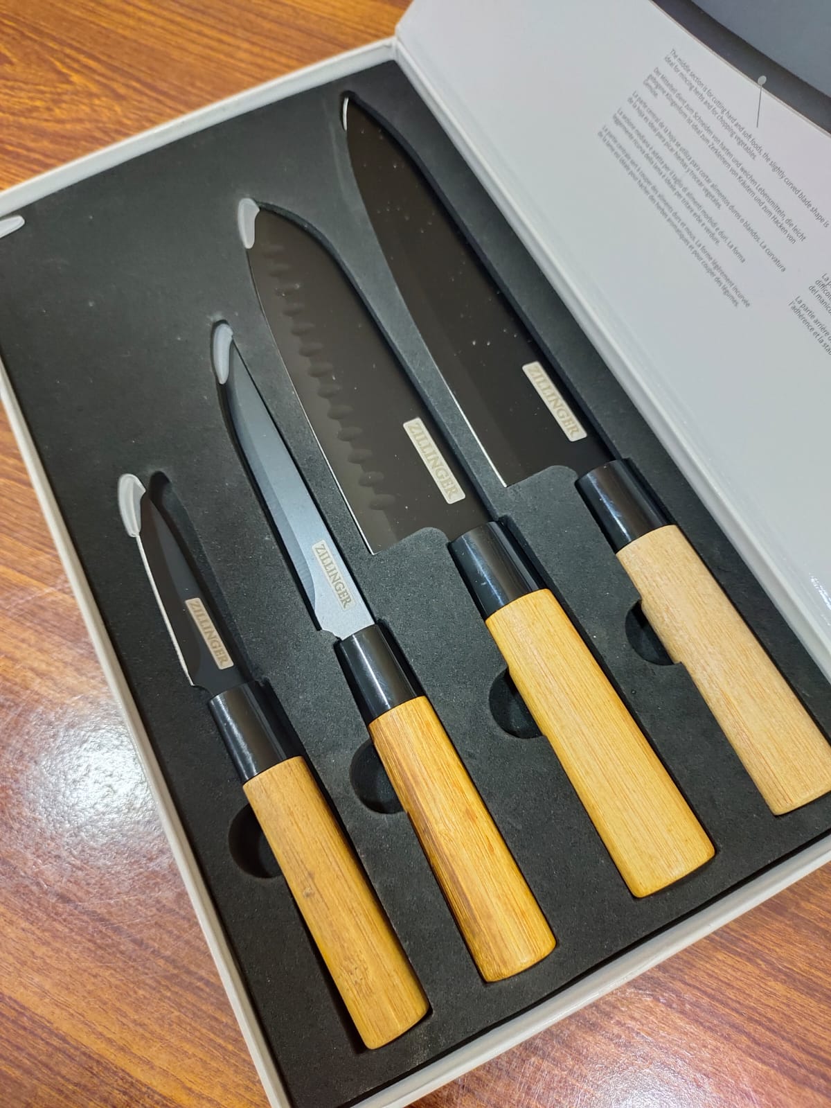 Japanese Knives Set 4pcs