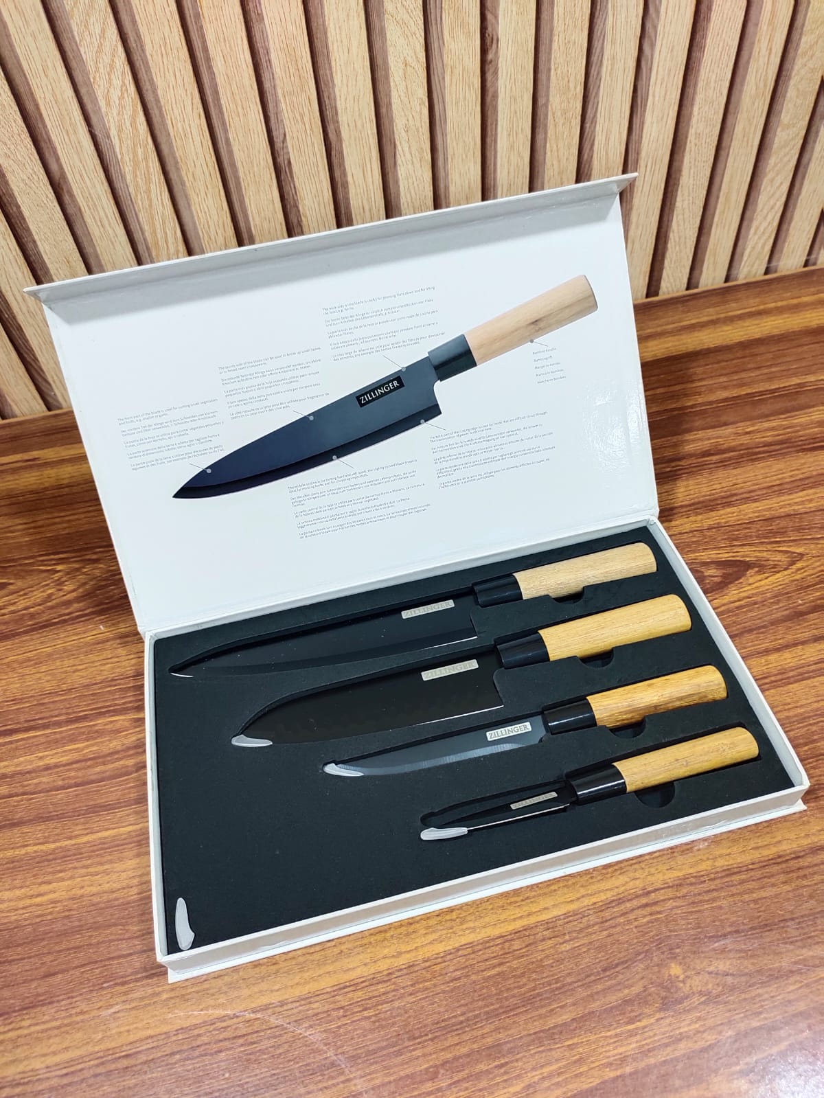 Japanese Knives Set 4pcs