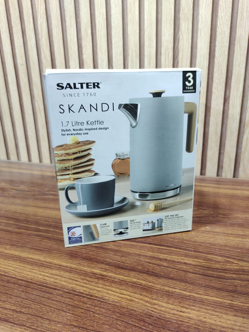 SALTER Uk Pure Lot Electric Kettle 1.7 Liter 3000W