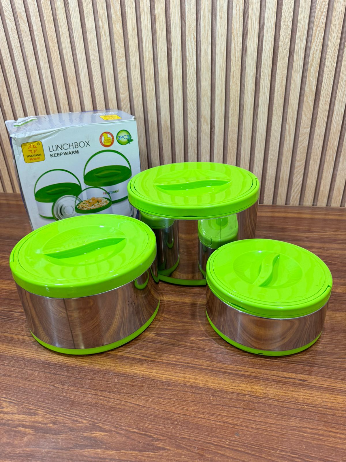 3 Pieces Hot & Cold Lunch Box Set