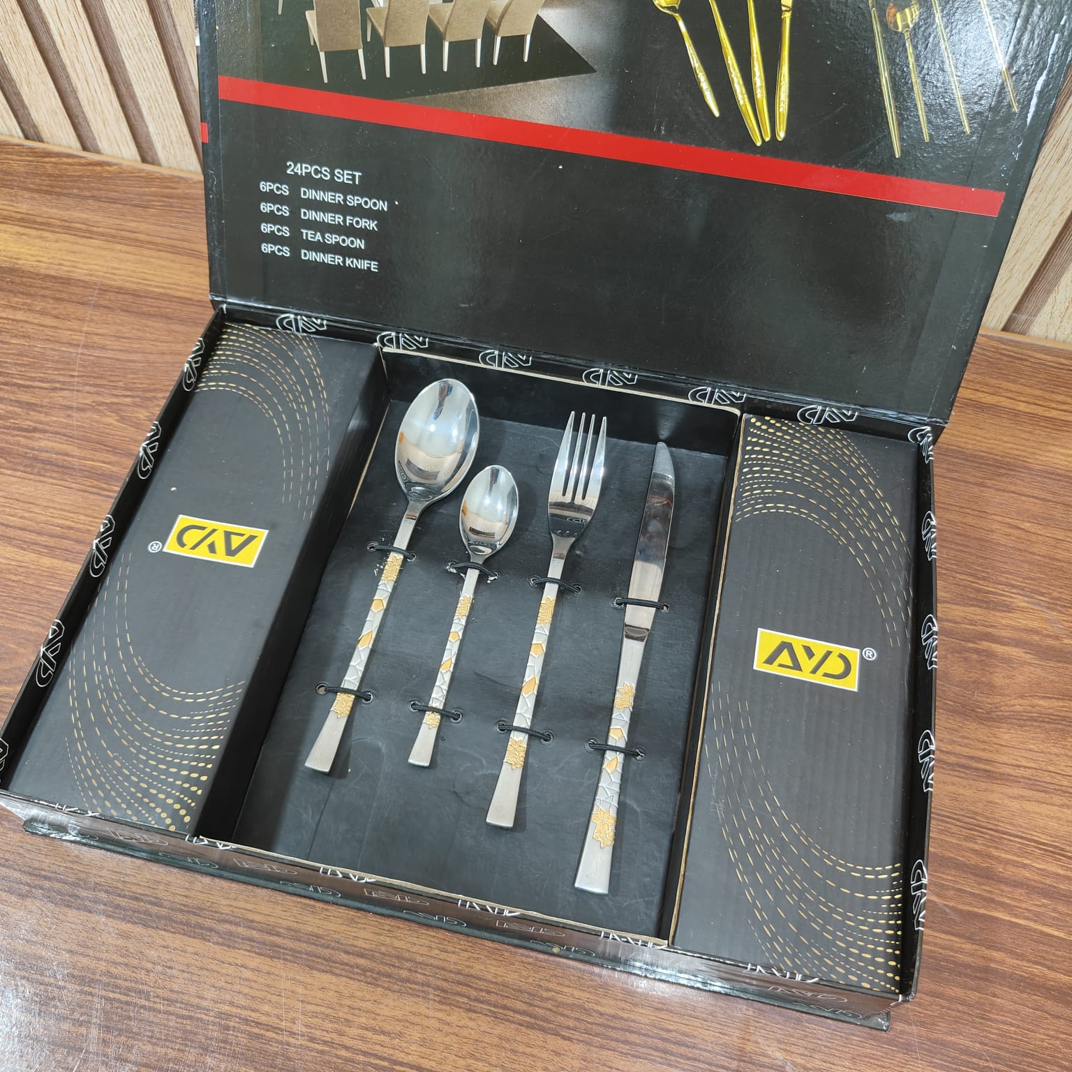 24 pcs AYD High Quality 6 Persons Cutlery Set