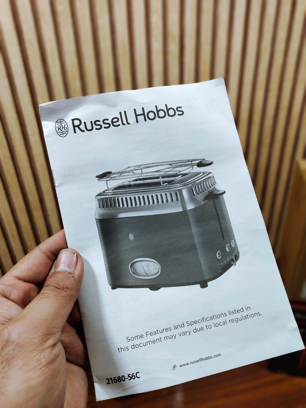 Original UK Russell Hobbs 2 Slice Toaster