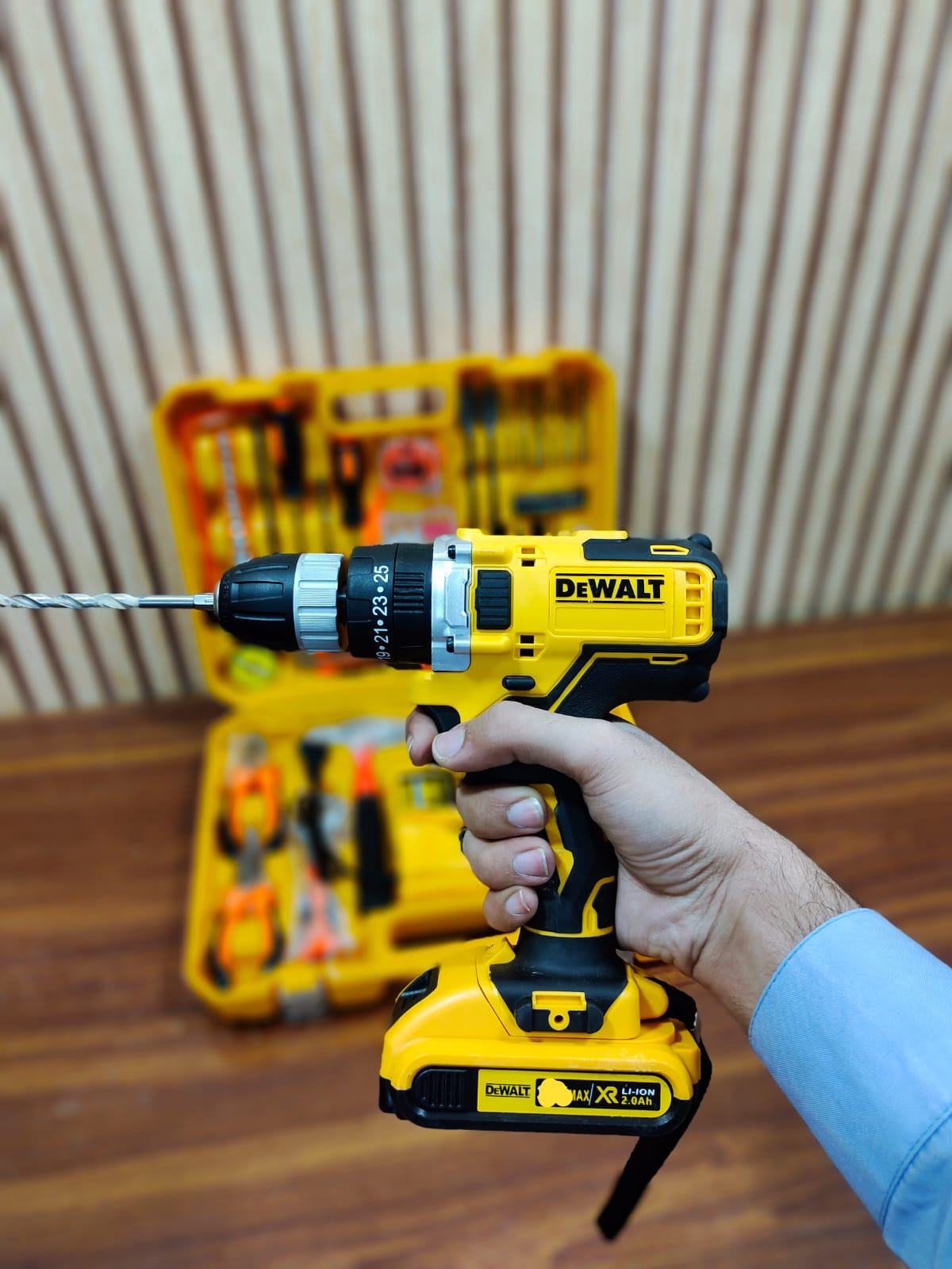 48v Lot Imported 117 Pieces Powerful Drill Tools Box