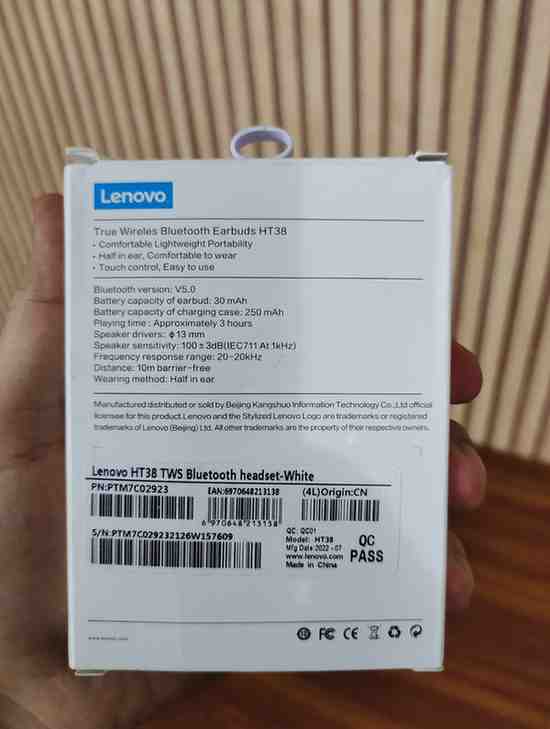 Lot Imported Lenovo Wireless Bluetooth Ear Buds