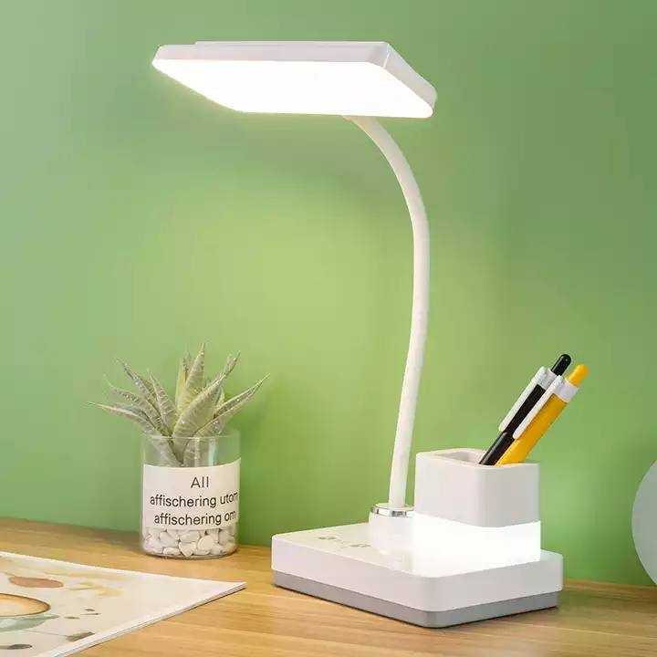 Pen Holder Design Table Desk Lamp