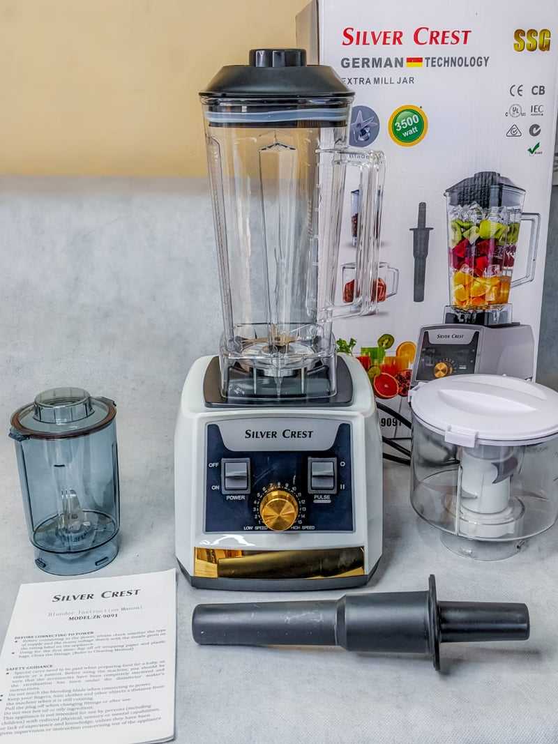 Silver Crest 3 in 1 Commercial juicer Blender