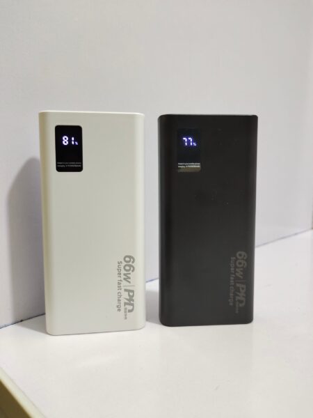 Super Fast 66 watt Power Bank With Premium Finishing & Quality With Digital Display